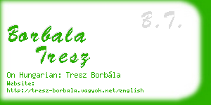 borbala tresz business card